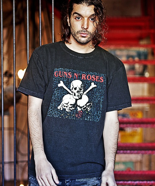 RATTLE TRAP（ラトルトラップ）の「【GOOD ROCK SPEED×RATTLE TRAP】GUNS N'ROSES ガンズ・アンド・ローゼズ　Tシャツ（Tシャツ/カットソー・メンズ・ブラック・S/M/L）」の2枚目の写真