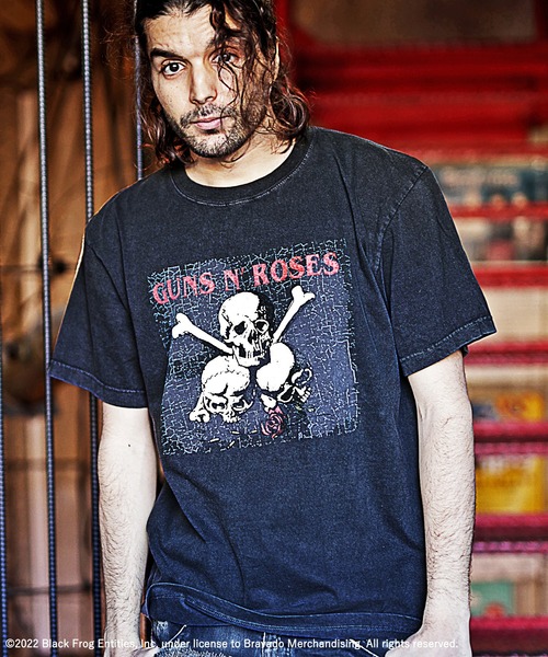 RATTLE TRAP（ラトルトラップ）の「【GOOD ROCK SPEED×RATTLE TRAP】GUNS N'ROSES ガンズ・アンド・ローゼズ　Tシャツ（Tシャツ/カットソー・メンズ・ブラック・S/M/L）」の4枚目の写真