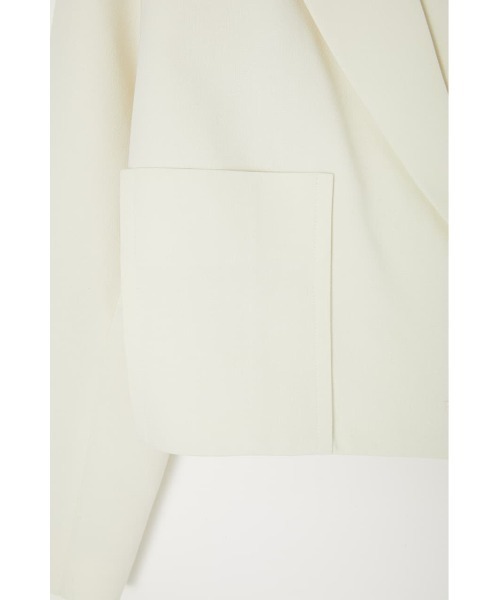 MOUSSY(マウジー)の「CROPPED DOUBLE ジャケット(テーラードジャケット・レディース・ターコイズブルー/アイボリー/ベージュ系その他・1/2)」の9枚目の写真