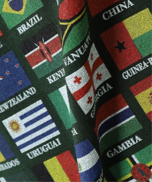 TENBOX（テンボックス）の「【TENBOX×JOURNAL STANDARD】別注 WORLD FLAG HOODIE（パーカー・メンズ・グリーン・XX-LARGE/LARGE/X-LARGE）」の18枚目の写真