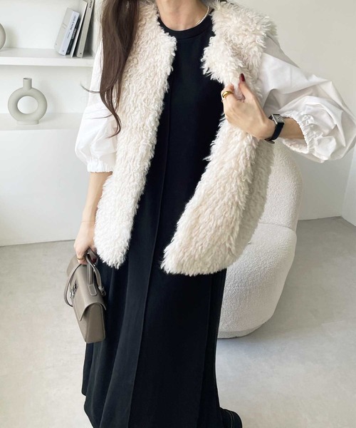 GeeRA(ジーラ)の「袖異素材カットソーワンピ―ス(ワンピース・レディース・ブラック/サンドグレー/ブラウン/ライトグレー/ブラック系その他・SMALL/MEDIUM/LARGE/X-LARGE/XX-LARGE)」の16枚目の写真