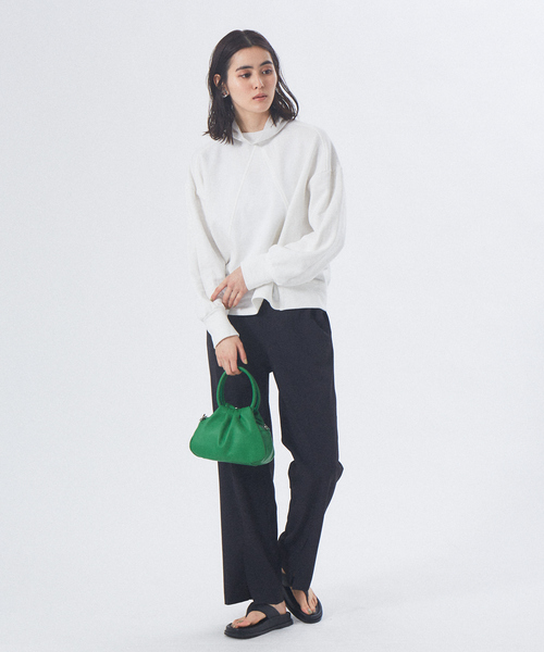 maison-vincent(メゾンヴァンサン)の「【Maison Vincent】softハンドバッグ(トートバッグ・レディース・グリーン/グレイッシュベージュ・フリー)」の6枚目の写真