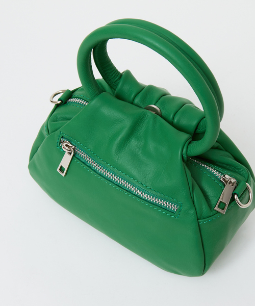 maison-vincent(メゾンヴァンサン)の「【Maison Vincent】softハンドバッグ(トートバッグ・レディース・グリーン/グレイッシュベージュ・フリー)」の13枚目の写真