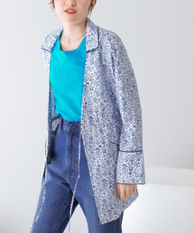 KBF | ドロストプリントガウン(その他アウター)