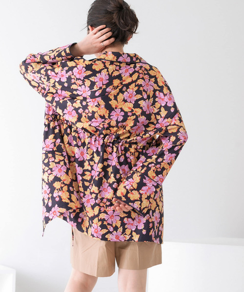 セール】ドロストプリントガウン（その他アウター）｜KBF