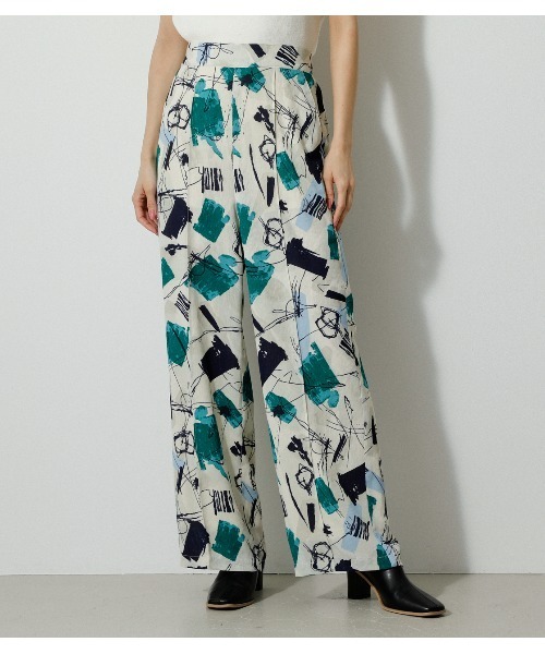 AZUL by moussy（アズールバイマウジー）の「MIX PAINT PANTS/ミックスペイントパンツ（その他パンツ・レディース・グリーン系その他/レッド系その他・SMALL/MEDIUM）」の15枚目の写真