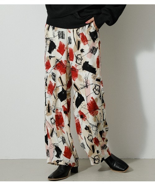 AZUL by moussy（アズールバイマウジー）の「MIX PAINT PANTS/ミックスペイントパンツ（その他パンツ・レディース・グリーン系その他/レッド系その他・SMALL/MEDIUM）」の16枚目の写真