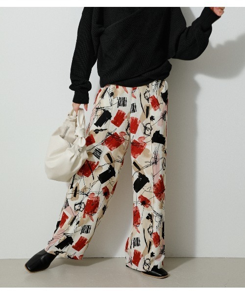 AZUL by moussy（アズールバイマウジー）の「MIX PAINT PANTS/ミックスペイントパンツ（その他パンツ・レディース・グリーン系その他/レッド系その他・SMALL/MEDIUM）」の20枚目の写真