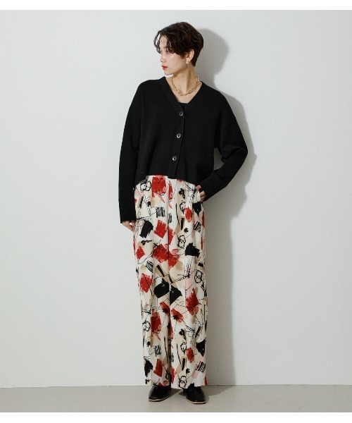 AZUL by moussy（アズールバイマウジー）の「MIX PAINT PANTS/ミックスペイントパンツ（その他パンツ・レディース・グリーン系その他/レッド系その他・SMALL/MEDIUM）」の4枚目の写真