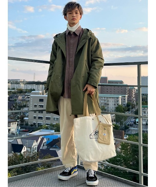 Lee（リー）の「【Lee】ポーチ付きトート【A4対応】（トートバッグ・レディース・ベージュ/カーキブラウン・ONE SIZE）」の12枚目の写真