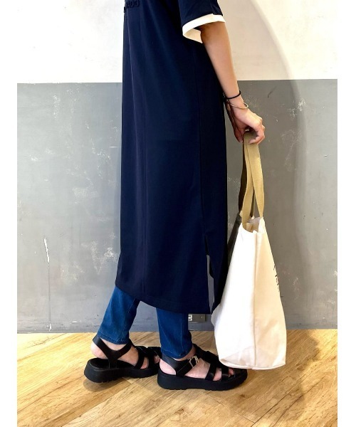 Lee（リー）の「【Lee】ポーチ付きトート【A4対応】（トートバッグ・レディース・ベージュ/カーキブラウン・ONE SIZE）」の11枚目の写真