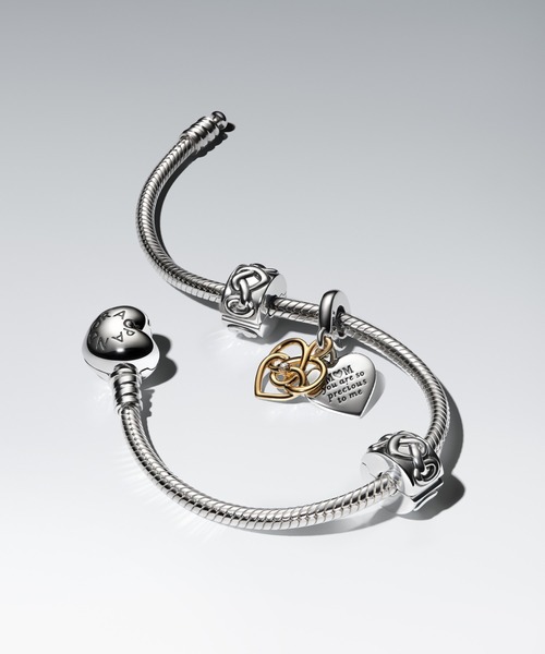 セール】Moments ハート スネークチェーン ブレスレット（ブレスレット