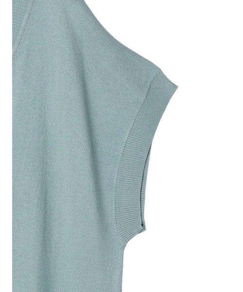 CRAFT STANDARD BOUTIQUE（クラフトスタンダードブティック）の「後ろボタンVネックチュニック　＊◆（ベスト・レディース・ブラック/グリーン/アイボリー・FREE）」の20枚目の写真