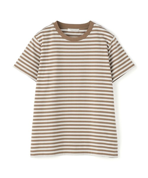 TOMORROWLAND (トゥモローランド)の「ソフトコットン ハーフスリーブプルオーバー(Tシャツ/カットソー・レディース・ベージュ系その他/ライトベージュ/ホワイト/ブラック系その他/ボルドー/ネイビー・M/S)」の8枚目の写真