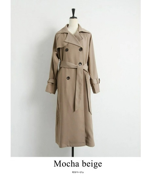 &. NOSTALGIA(アンドドットノスタルジア)の「トレンチコート(トレンチコート・レディース・イエロー/ブルー/グリーン/ライトベージュ/ベージュ系その他・FREE)」の13枚目の写真