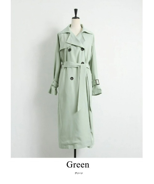&. NOSTALGIA(アンドドットノスタルジア)の「トレンチコート(トレンチコート・レディース・イエロー/ブルー/グリーン/ライトベージュ/ベージュ系その他・FREE)」の20枚目の写真
