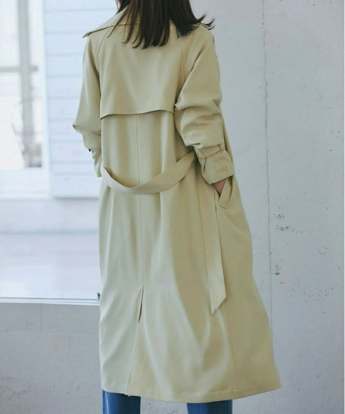 &. NOSTALGIA(アンドドットノスタルジア)の「トレンチコート(トレンチコート・レディース・イエロー/ブルー/グリーン/ライトベージュ/ベージュ系その他・FREE)」の14枚目の写真