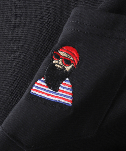 B.C STOCK(ベーセーストック)の「ENJOY GENTLEMAN ロングスリーブTシャツ(Tシャツ/カットソー・メンズ・グリーン/ブラック/ホワイト・SMALL/LARGE/MEDIUM)」の22枚目の写真