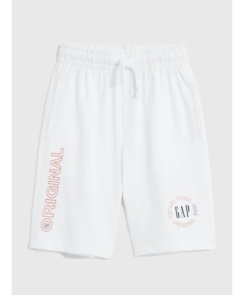 GAP（ギャップ）の「GAPファッションロゴショートパンツ (キッズ)（その他パンツ・キッズ・ホワイト/グレー/イエロー/その他・S/M/L/XL/XS/XXL）」の2枚目の写真