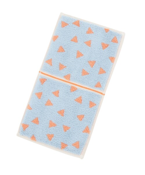 THE SHOP TK （ザ ショップ ティーケー ）の「【Otta/オッタ】ハーフタオルハンカチ（ハンカチ/ハンドタオル・メンズ・ダークグリーン/ライトブルー・00）」の2枚目の写真