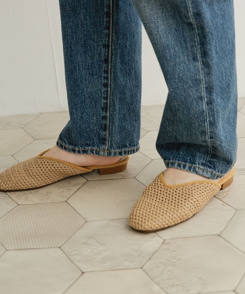 URBAN RESEARCH DOORS（アーバンリサーチドアーズ）の「メッシュスリッパ（サンダル・レディース・ブラウン/アイボリー/キャメル・38/36/37）」の11枚目の写真