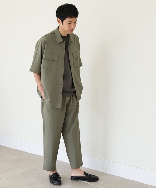 LAKOLE（ラコレ）の「ポリワッシャーコックパンツ[セットアップ対応] / 263631（その他パンツ・メンズ・ライトグレー/ブラック/オリーブ・SMALL/MEDIUM/LARGE）」の6枚目の写真