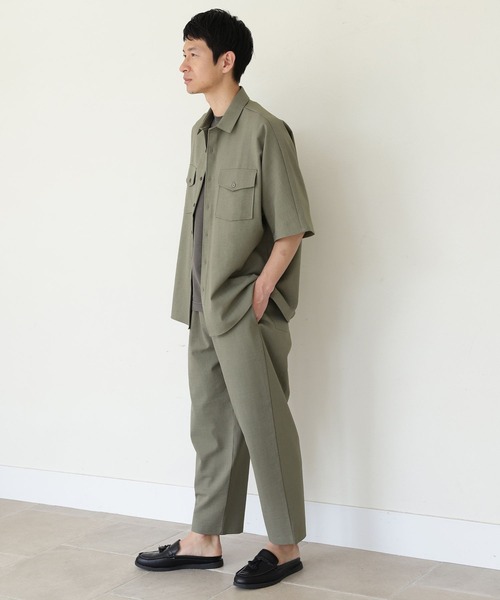 LAKOLE（ラコレ）の「ポリワッシャーコックパンツ[セットアップ対応] / 263631（その他パンツ・メンズ・ライトグレー/ブラック/オリーブ・SMALL/MEDIUM/LARGE）」の8枚目の写真