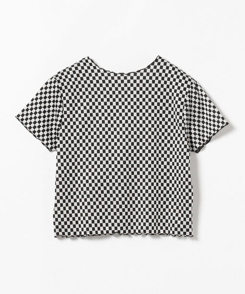 Ray BEAMS（レイビームス）の「Ray BEAMS / チェッカー パッチワーク Tシャツ（Tシャツ/カットソー・レディース・ブラック/レッド・ONE SIZE）」の22枚目の写真