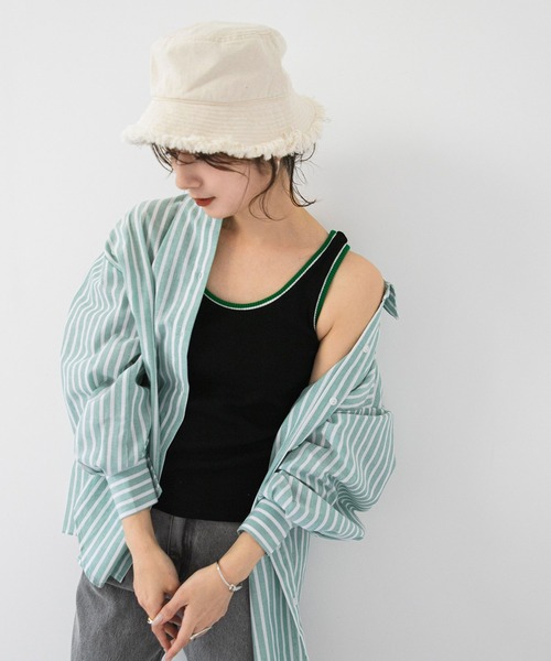 rectangle（レクタングル）の「バケットハット（ハット・レディース・ブラック/ブルー/アイボリー/ブラック系・FREE）」の7枚目の写真