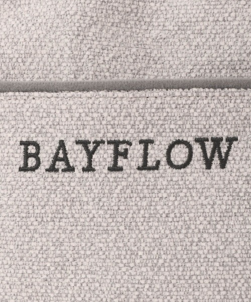 BAYFLOW(ベイフロー)の「22FWペイズリーロゴトートM(トートバッグ・レディース・ベージュ/ブルー・FREE)」の12枚目の写真