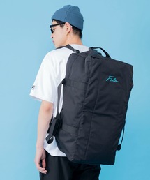 【FILA/フィラ】 WEB限定 別注 筆記体 BIG ロゴ 3way ボストンバッグ リュック ショルダーバッグ 大容量 47L