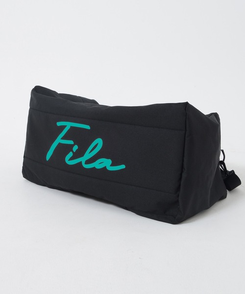 FILA（フィラ）の「【FILA/フィラ】 WEB限定 別注 筆記体 BIG ロゴ 3way  ボストンバッグ リュック ショルダーバッグ 大容量 47L（ボストンバッグ・メンズ・ブラック×ホワイト/ブラック系その他/ブラック×パープル/ブラック系その他2/ネイビー系2/ブラック系2/ブラック系その他3/ネイビー系1/ブラック系1/ブラック系その他4・FREE）」の20枚目の写真