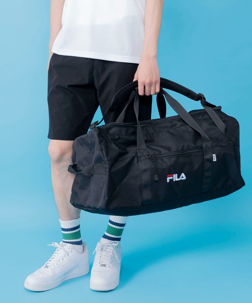 セール】【FILA/フィラ】 WEB限定 別注 筆記体 BIG ロゴ 3way ボストン