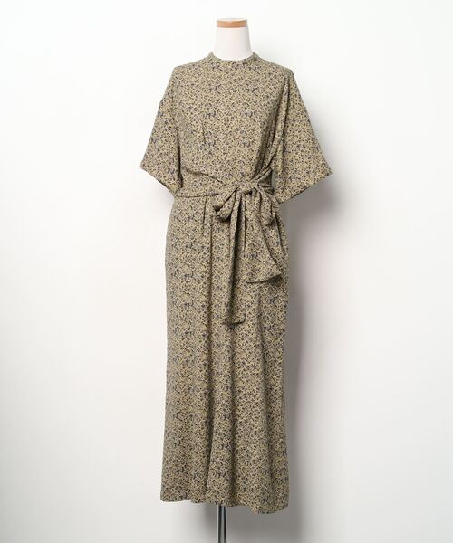 ブランド古着 花柄7分袖ワンピース ワンピース Clane クラネ のファッション通販 Zozoused