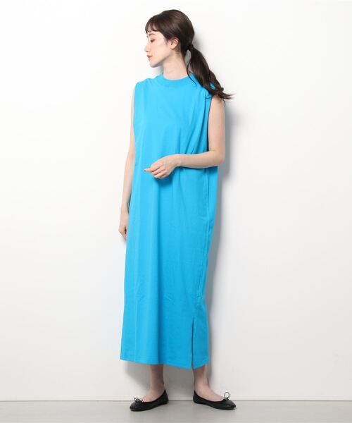 DROIT BELLO(ドロイトベロ)の「DROIT BELLO(ドロイトベロ) ノースリーブワンピース(ワンピース・レディース・ブラック/ブルー・FREE)」の2枚目の写真