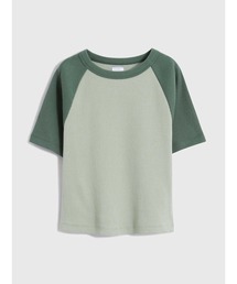GAP | リブ カラーブロック Tシャツ(Tシャツ/カットソー)