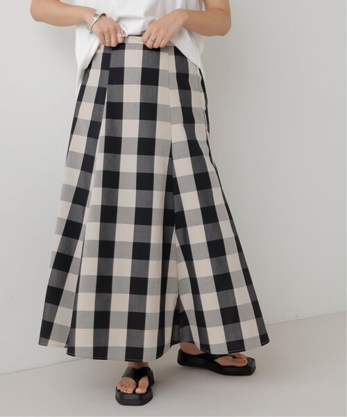 frames RAY CASSIN(フレームスレイカズン)の「先染めブロックチェックスカート(スカート・レディース・ブラック/ブルー・FREE)」の3枚目の写真