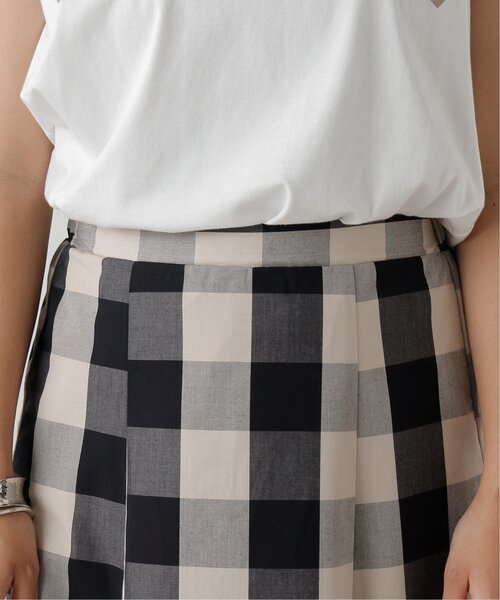 frames RAY CASSIN(フレームスレイカズン)の「先染めブロックチェックスカート(スカート・レディース・ブラック/ブルー・FREE)」の15枚目の写真