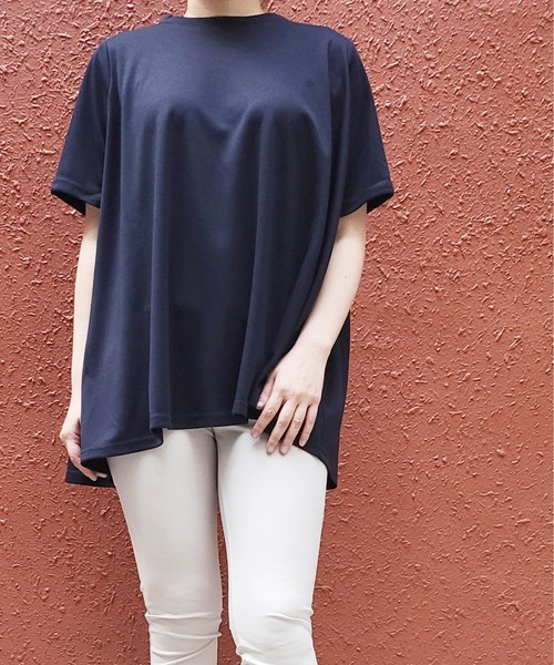 Re:Birth(リバース)の「カットソートップス(Tシャツ/カットソー・レディース・オフホワイト/ネイビー/コーラルピンク・M/L)」の2枚目の写真