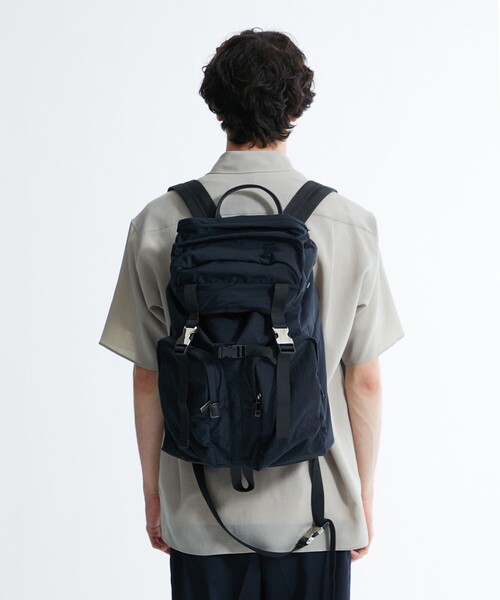 UNITED TOKYO（ユナイテッドトウキョウ）の「ウェイブナイロンバックパック（バックパック/リュック・メンズ・ブラック・FREE）」の8枚目の写真