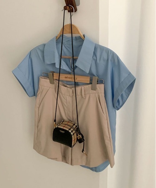 BEIDELLI（ベイデリー）の「[BELLIDE MADE] ハーフレングススラックス（スラックス・レディース・ブラック/ベージュ・SMALL/MEDIUM/LARGE）」の5枚目の写真