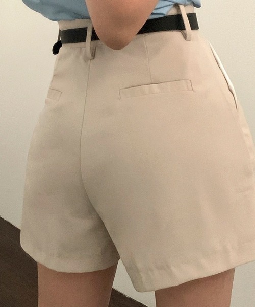 BEIDELLI（ベイデリー）の「[BELLIDE MADE] ハーフレングススラックス（スラックス・レディース・ブラック/ベージュ・SMALL/MEDIUM/LARGE）」の9枚目の写真
