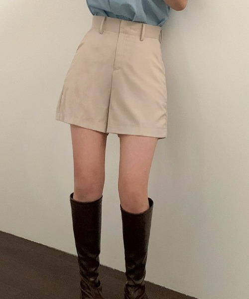 BEIDELLI（ベイデリー）の「[BELLIDE MADE] ハーフレングススラックス（スラックス・レディース・ブラック/ベージュ・SMALL/MEDIUM/LARGE）」の12枚目の写真