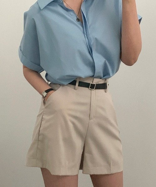 BEIDELLI（ベイデリー）の「[BELLIDE MADE] ハーフレングススラックス（スラックス・レディース・ブラック/ベージュ・SMALL/MEDIUM/LARGE）」の6枚目の写真