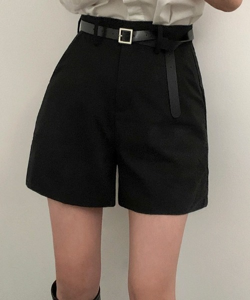 BEIDELLI（ベイデリー）の「[BELLIDE MADE] ハーフレングススラックス（スラックス・レディース・ブラック/ベージュ・SMALL/MEDIUM/LARGE）」の4枚目の写真