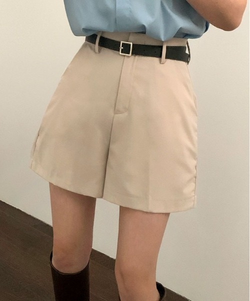 BEIDELLI（ベイデリー）の「[BELLIDE MADE] ハーフレングススラックス（スラックス・レディース・ブラック/ベージュ・SMALL/MEDIUM/LARGE）」の3枚目の写真