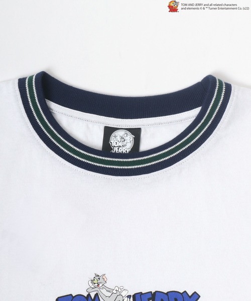 Tom&Jerry(トムアンドジェリー)の「Tom and Jerry/トム&ジェリー カレッジ アーチロゴ リンガー ビッグシルエット Tシャツ(Tシャツ/カットソー・メンズ・ホワイト/ホワイト系その他/ブラック/ブルー系その他/ブラック系その他/ホワイト系その他2/ホワイト系その他3/ブラック系その他2/ブラック系その他3/ホワイト系その他4/ブルー系その他2・M/L)」の13枚目の写真