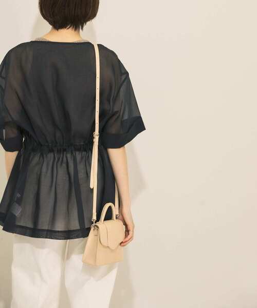 KBF（ケイビーエフ）の「ワンハンドル2WAYミニBAG（ショルダーバッグ・レディース・ブルー/ライトベージュ/ブラック・ONE）」の20枚目の写真