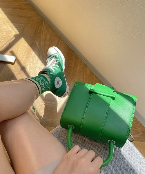 sakishimatokyo(サキシマトーキョー)の「スクエア2WAYバッグ(バックパック/リュック・レディース・ブラック/グリーン/グレイッシュベージュ・フリ-)」の12枚目の写真