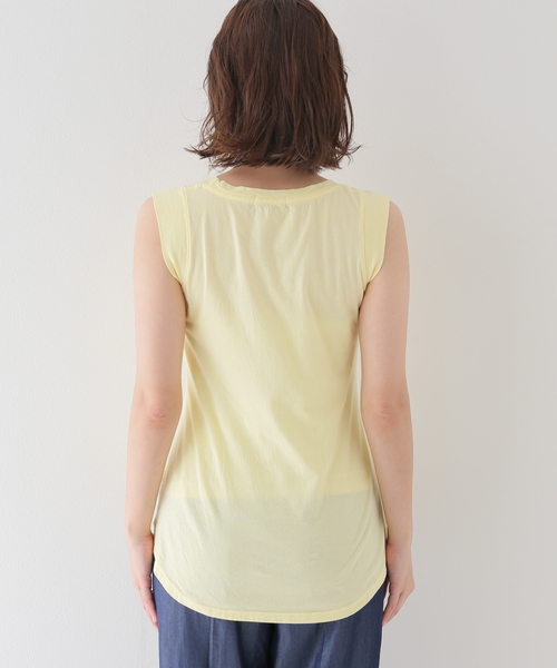 CAL.Berries(カルベリーズ)の「【CAL.Berries / カルベリーズ】COATSAL TEE:カットソー(Tシャツ/カットソー・レディース・ホワイト/イエロー/ブラック・SMALL)」の12枚目の写真